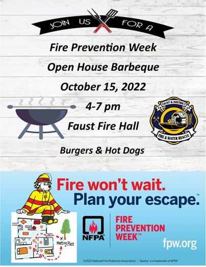 Fire Prevention Week Flyer FAust
