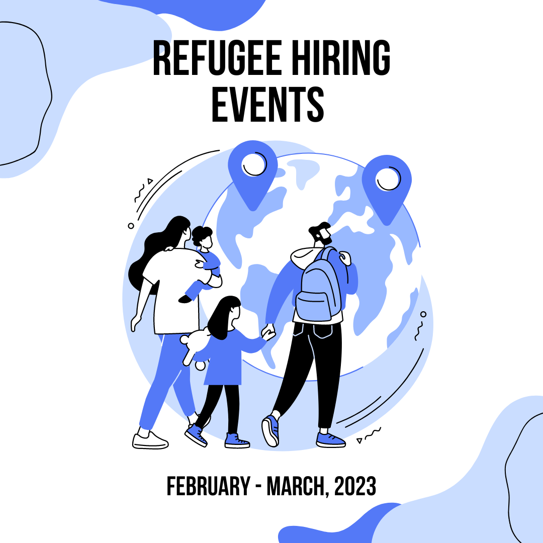 refugee hiring event