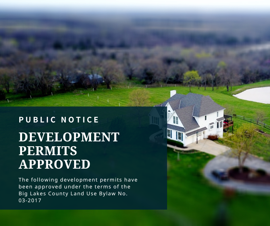 development permit approved